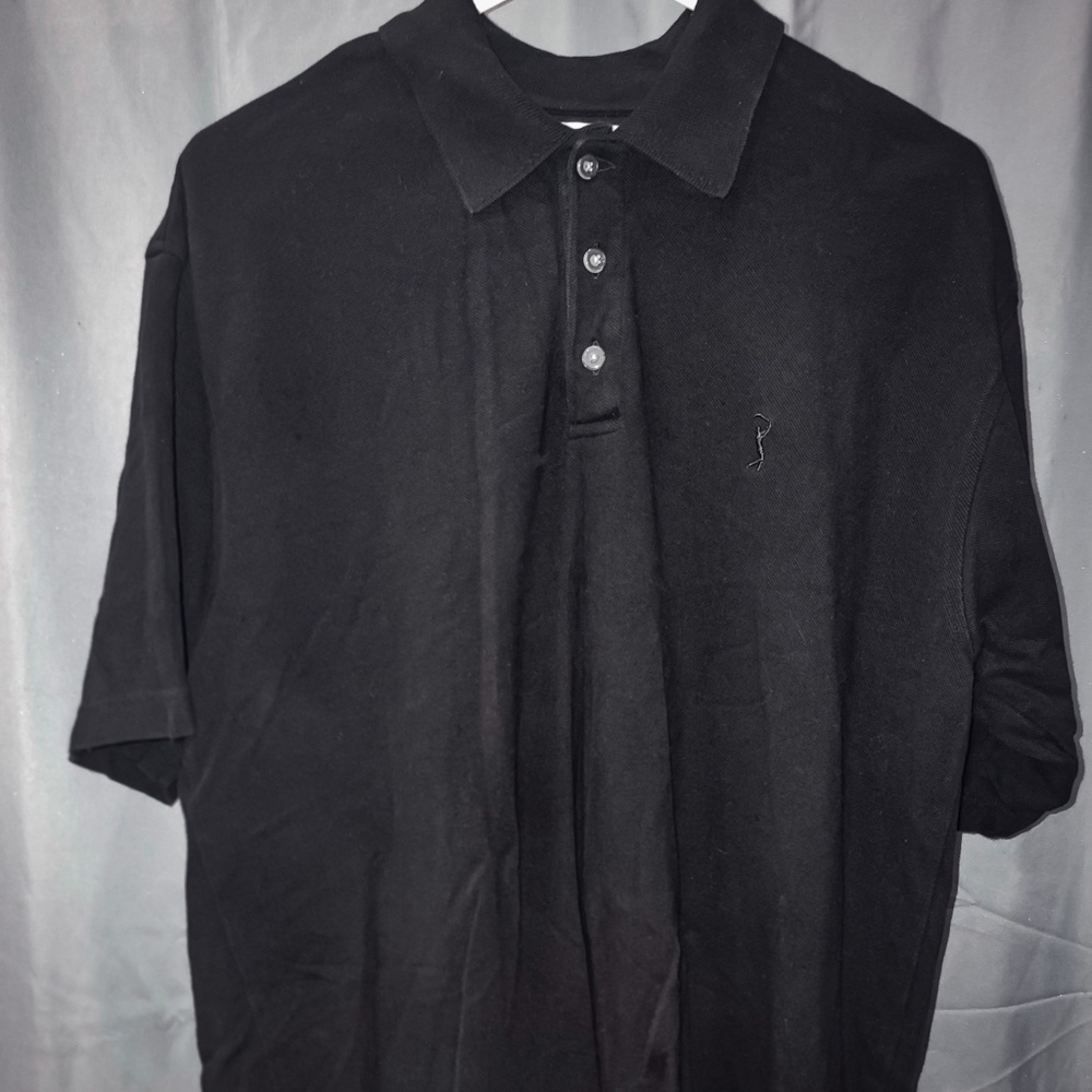 Men's Black Golf Shirt | PGA Tour Collection | Medium